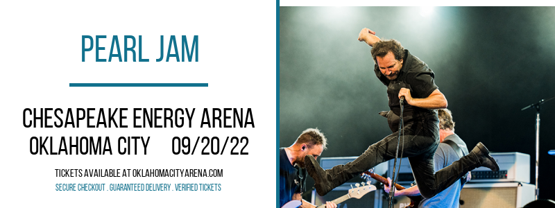 Pearl Jam at Chesapeake Energy Arena tickets Pearl Jam at Chesapeake Energy Arena