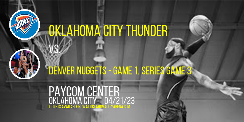 NBA Western Conference First Round: Oklahoma City Thunder vs. TBD - Game 1 [CANCELLED] at Paycom Center