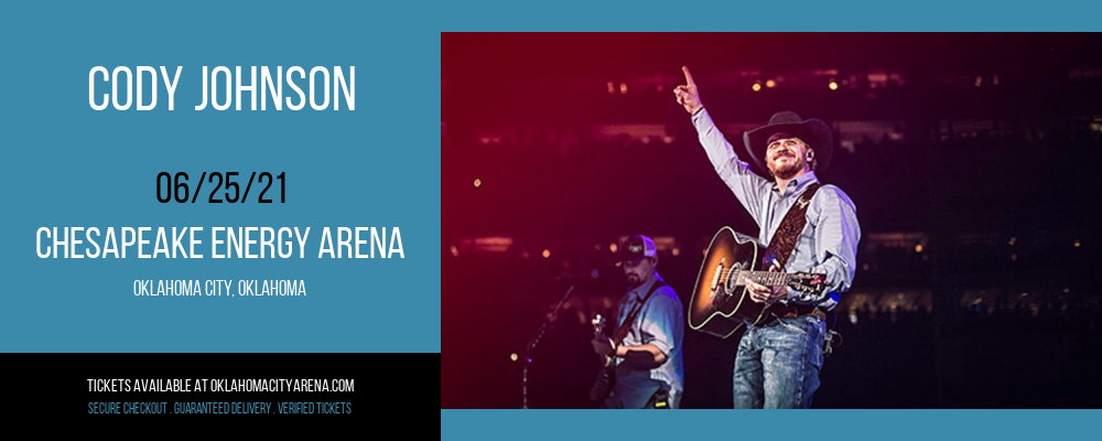 Cody Johnson at Chesapeake Energy Arena tickets Cody Johnson at Chesapeake Energy Arena