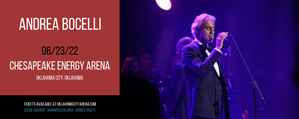 Andrea Bocelli at Chesapeake Energy Arena tickets Andrea Bocelli at Chesapeake Energy Arena