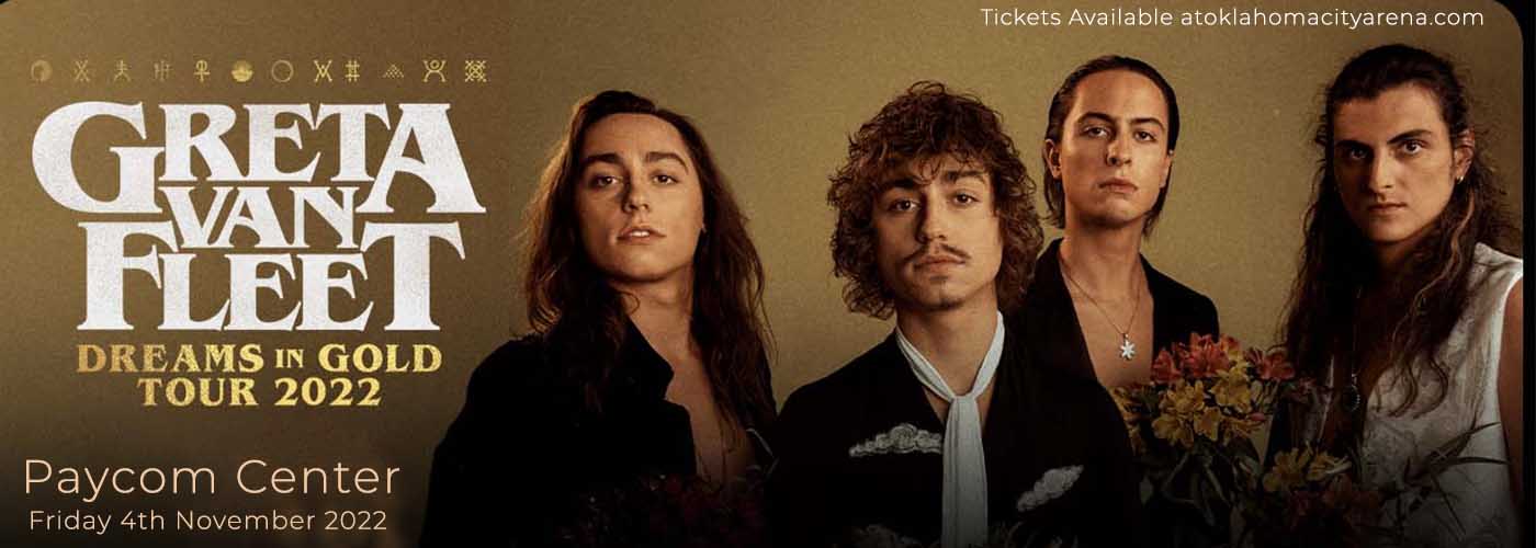 Greta Van Fleet at Paycom Center tickets Greta Van Fleet at Paycom Center