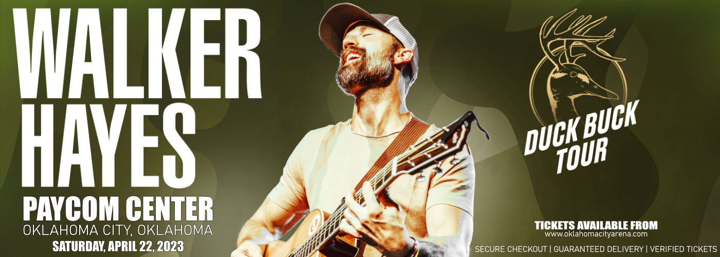 Walker Hayes at Paycom Center tickets Walker Hayes at Paycom Center
