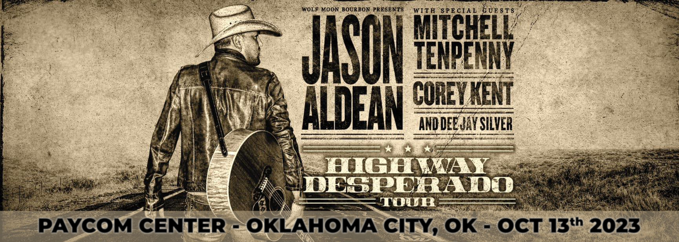 Jason Aldean, Mitchell Tenpenny, Corey Kent & Dee Jay Silver at Paycom Center tickets Jason Aldean, Mitchell Tenpenny, Corey Kent & Dee Jay Silver at Paycom Center